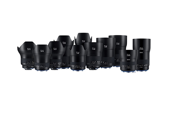 ZIESS MILVUS  EF MOUNT LENS SET
