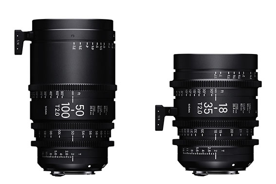 SIGMA CINE ZOOM LENS SET PL (18-35)/(50-100)
