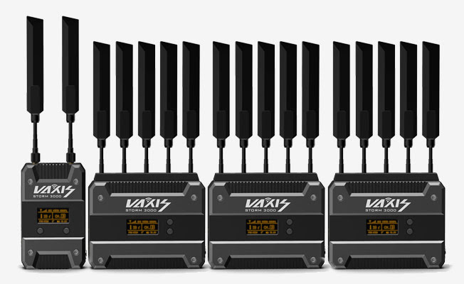 VAXIS STORM 3000 WIRELESS 3 RECEIVERS 1 TRANSMITTER