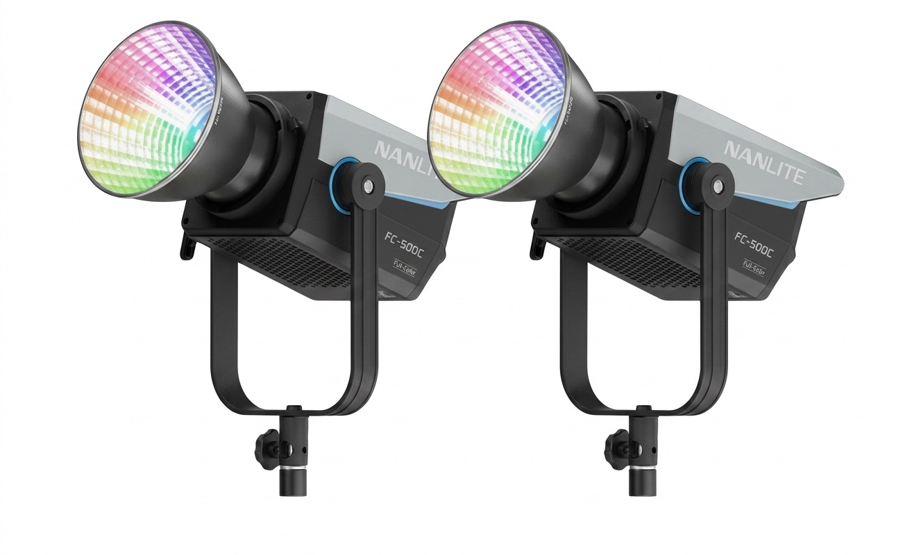 NANLITE FC500C RGB LED SPOTLIGHT 2'Lİ SPOT IŞIK SETİ