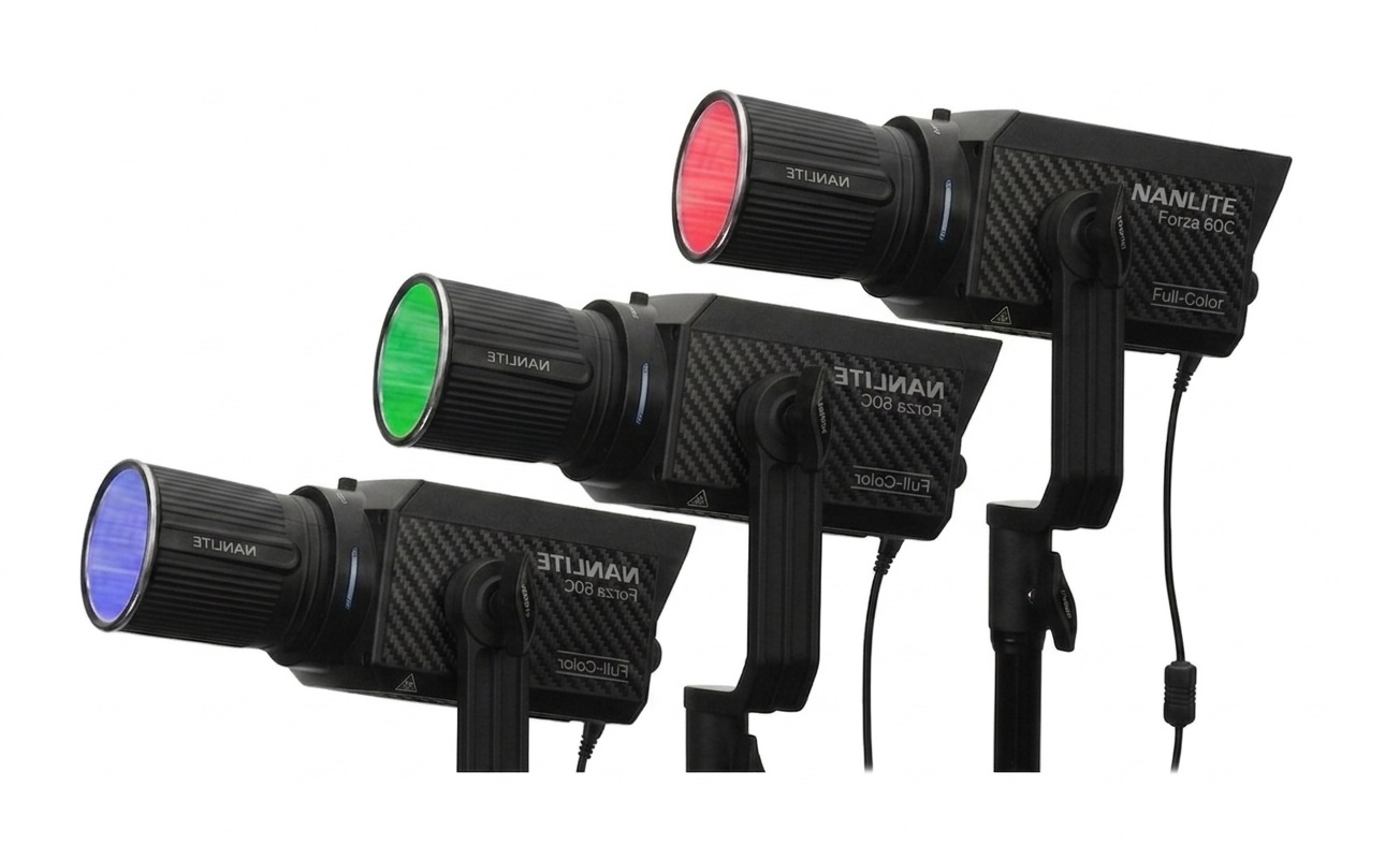NANLITE FORZA 60C RGB SPOTLIGHT LED LIGHT SET (3 PARÇA)